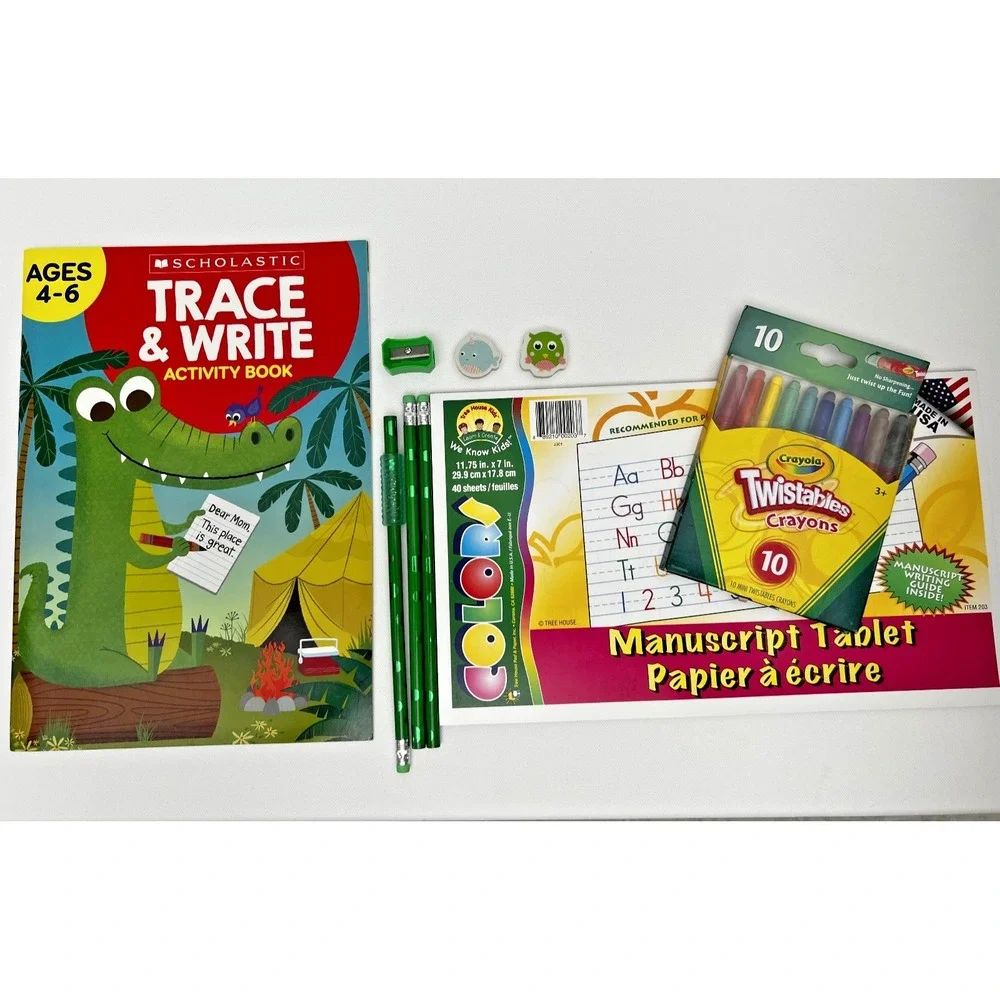 Trace & Write Activity Book Arts And Crafts For Kids Ages‎ 4+